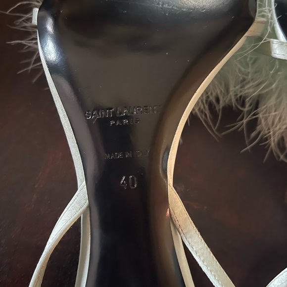 Saint Laurent Mae Pointed Toe Mules - Picture 5 of 9